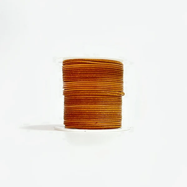 HobbyArts Lædersnor, 10 m, Natur